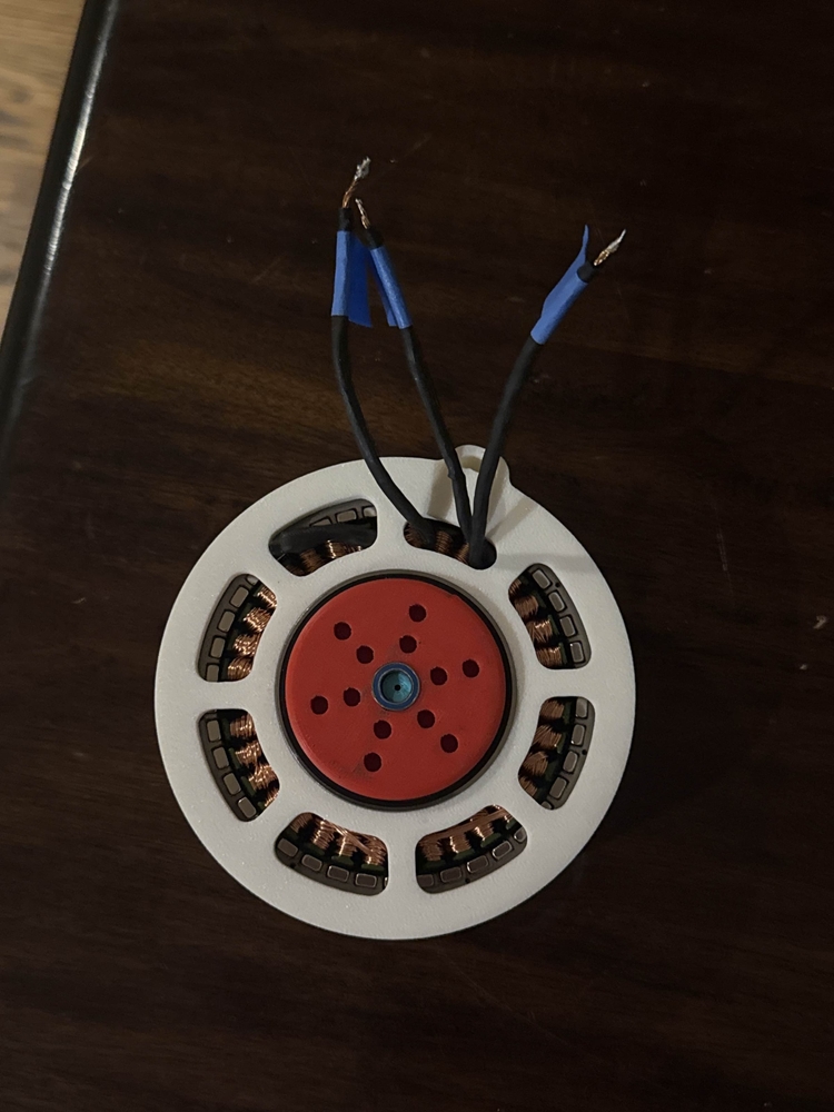 A fully assembled custom actuator.